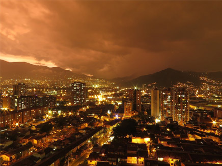 Beautiful landscape of Medellin